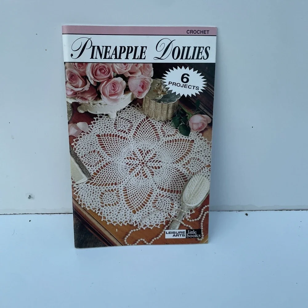 Vintage Leisure Arts Pineapple Doilies Instruction Pattern Book 1999 # 75013